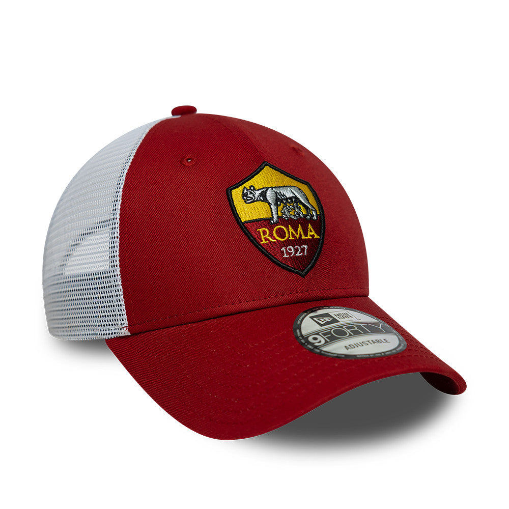 New Era AS Roma League Dark Red 9FORTY baseball sapka