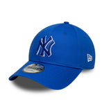 New Era New York Yankees MLB Team Outline Bright Blue baseball sapka