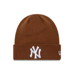 New York Yankees MLB League Essential Brown Cuff Knit Beanie kötött sapka