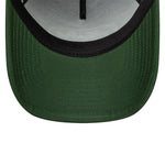 New Era Oval Patch Dark Green 9FORTY A-Frame Trucker sapka