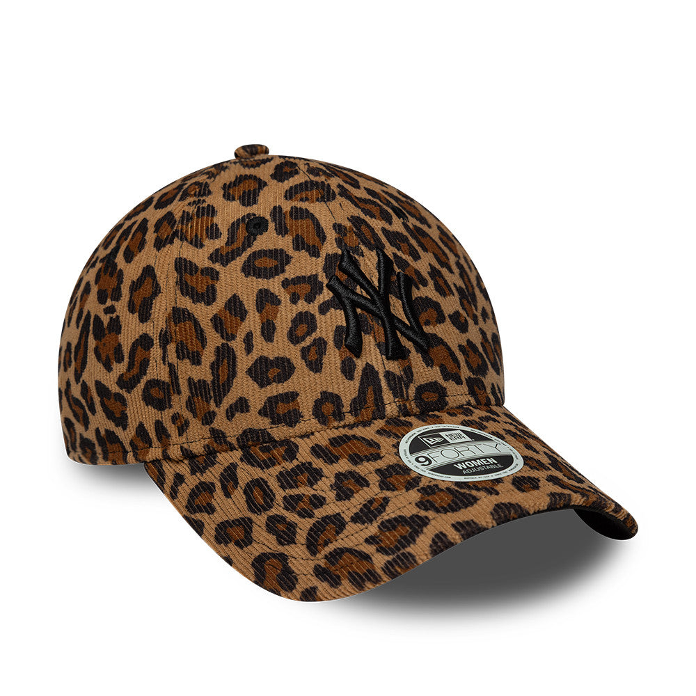 New Era New York Yankees Leopard Cord 9FORTY baseball sapka