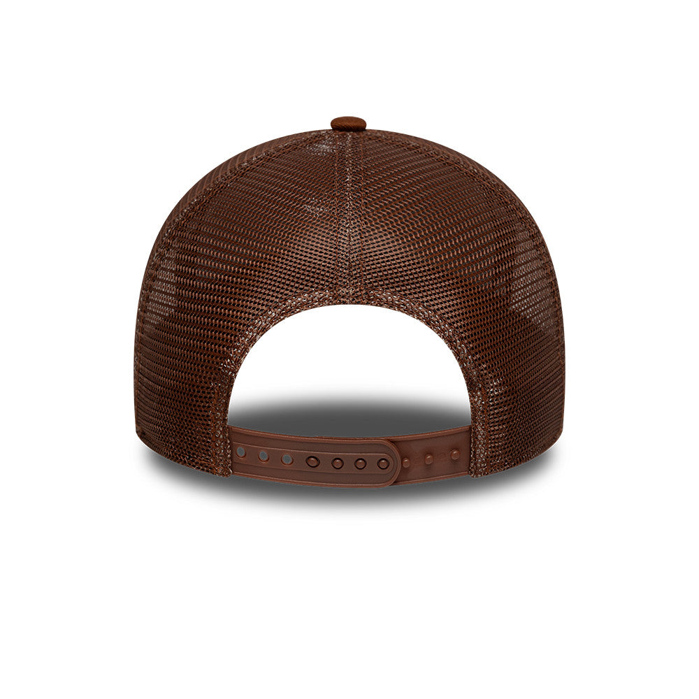 New York Yankees MLB Outline Brown 9FORTY E-Frame Trucker sapka