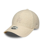 New Era LA Dodgers Womens MLB Winter Borg Cream 9FORTY baseball sapka, női