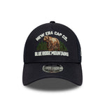 New Era Graphic Navy 9FORTY M-Crown A-Frame Trucker sapka
