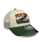 New Era Graphic Cream 9FORTY M-Crown A-Frame Trucker sapka