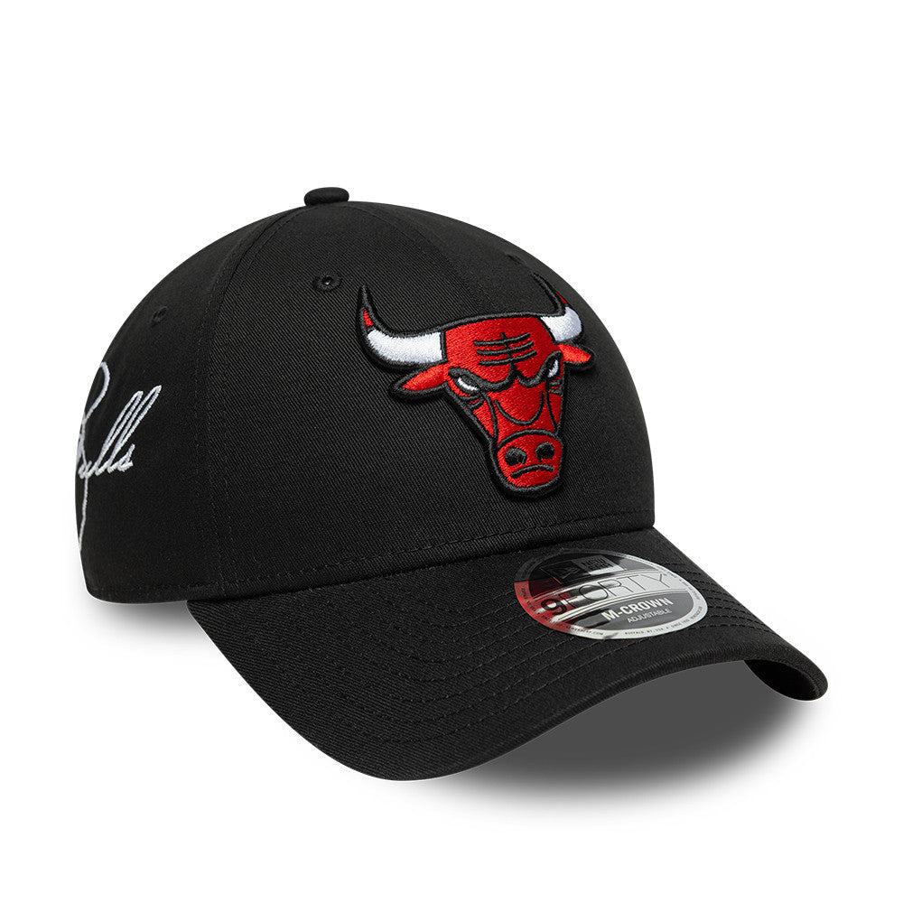New Era Chicago Bulls NBA Side Script Black 9FORTY M-Crown baseball sapka