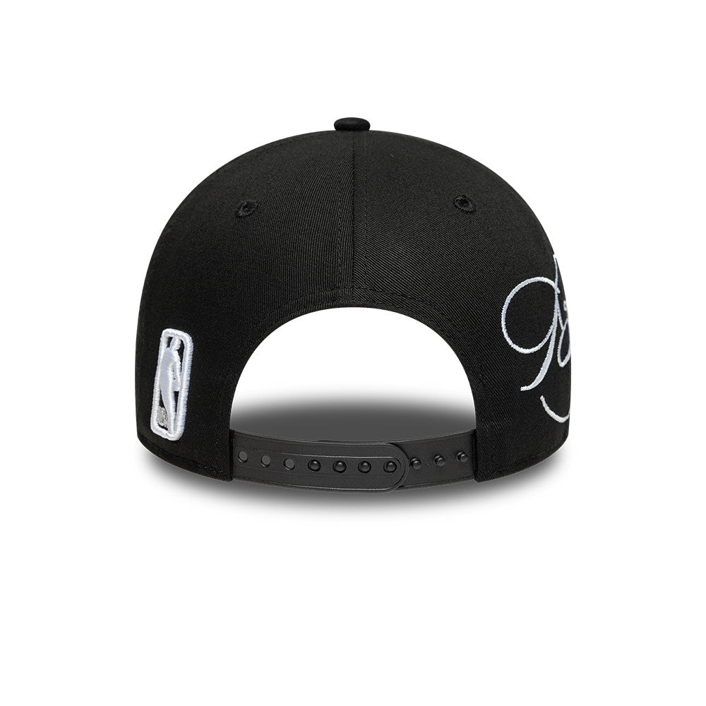 New Era Chicago Bulls NBA Side Script Black 9FORTY M-Crown baseball sapka