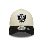 New Era Las Vegas Raiders NFL Colourblock Cream & Black 9FORTY baseball sapka
