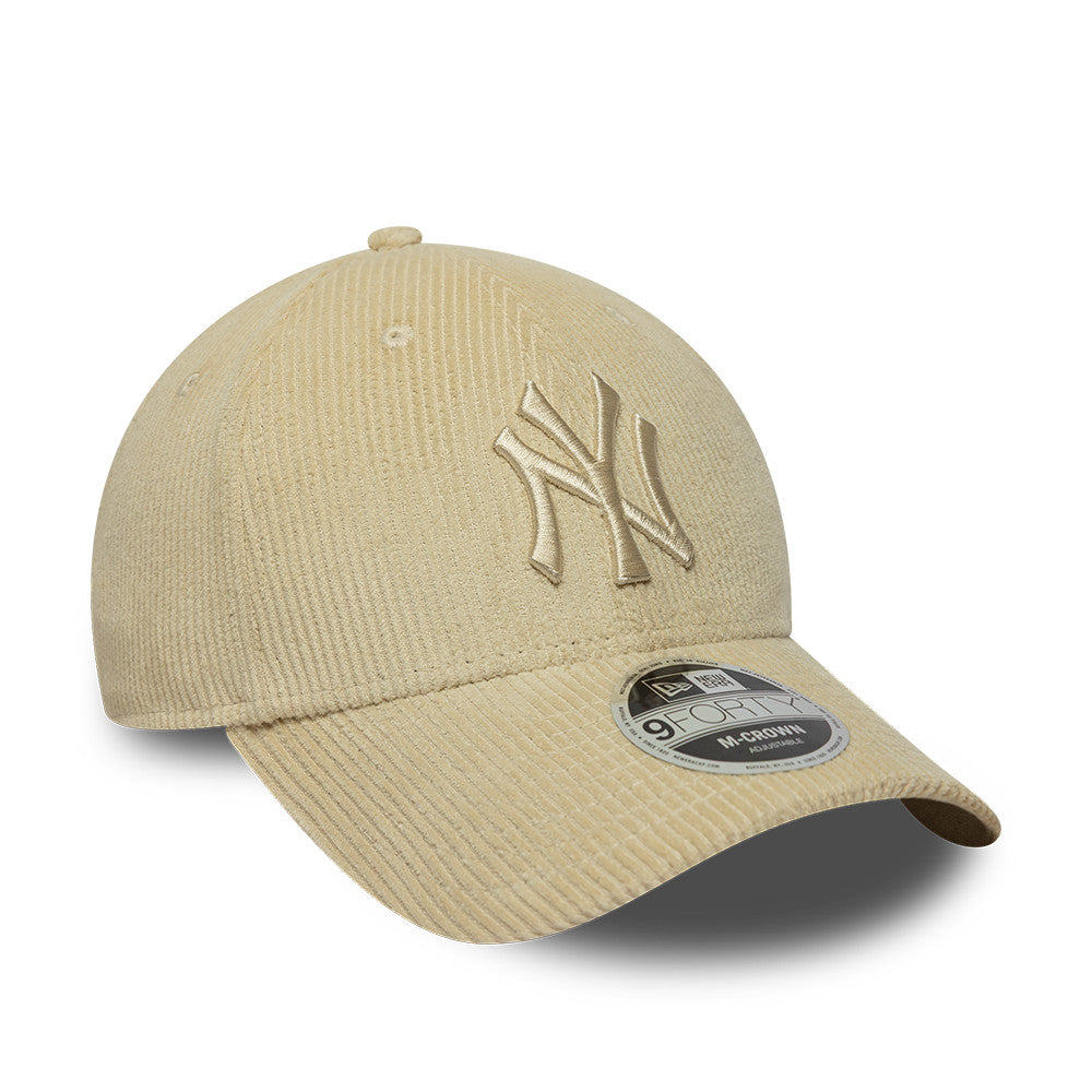 New Era New York Yankees MLB Cord Cream 9FORTY M-Crown baseball sapka