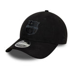 New Era FC Barcelona Faux Suede Black 9FORTY M-Crown baseball sapka