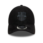 New Era FC Barcelona Faux Suede Black 9FORTY M-Crown baseball sapka