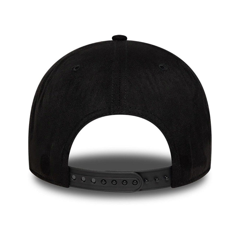 New Era FC Barcelona Faux Suede Black 9FORTY M-Crown baseball sapka