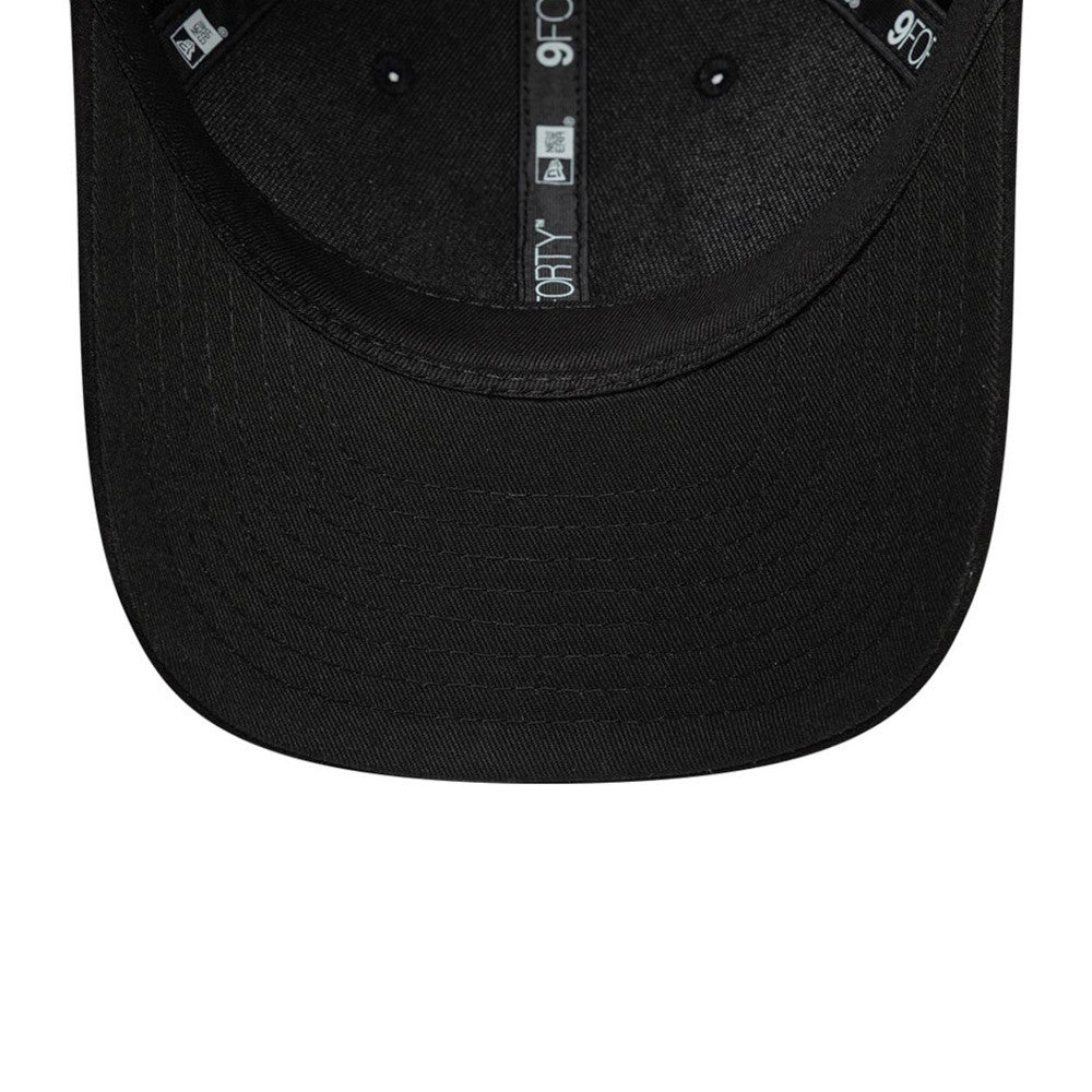 New Era FC Barcelona Faux Suede Black 9FORTY M-Crown baseball sapka