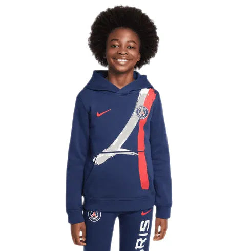 Nike Paris Saint-Germain Club Fleece kapucnis pulóver, gyerek - Sportmania.hu