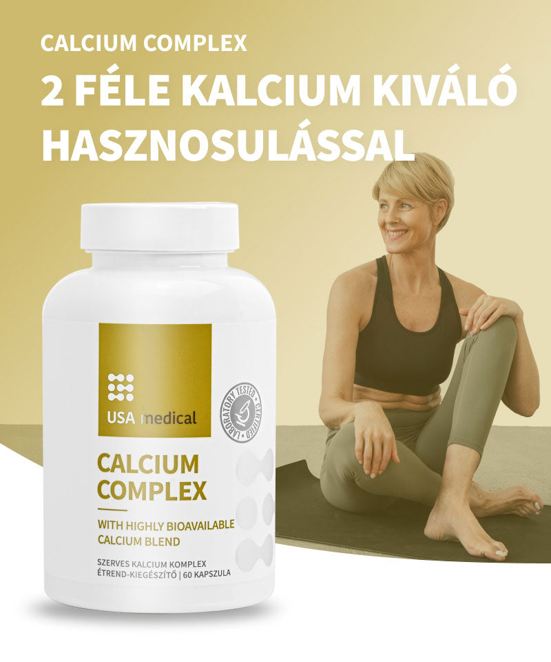 UsaMedical Szerves Kalcium Komplex kapszula 60 db