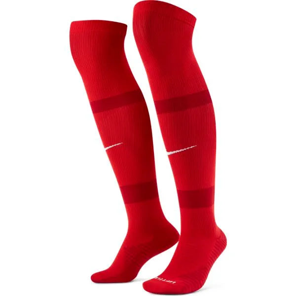 Nike MatchFit Soccer Knee-High Socks sportszár, piros