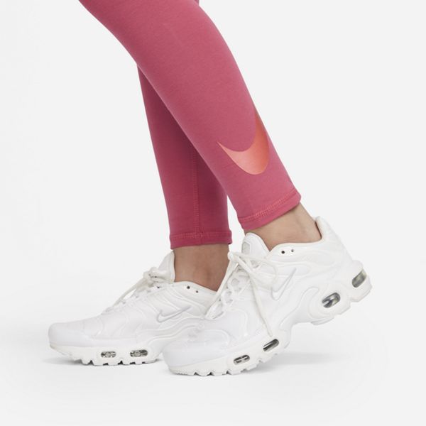 Nike_ Nike Sportswear Favorites Big Kids\' (Girls\') Graphic High-Waisted Leggings Leggings