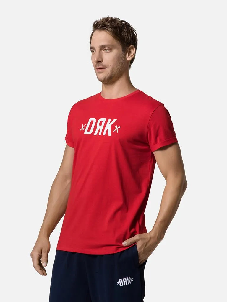 DRK BASIC T-SHIRT MEN póló, piros - Sportmania.hu