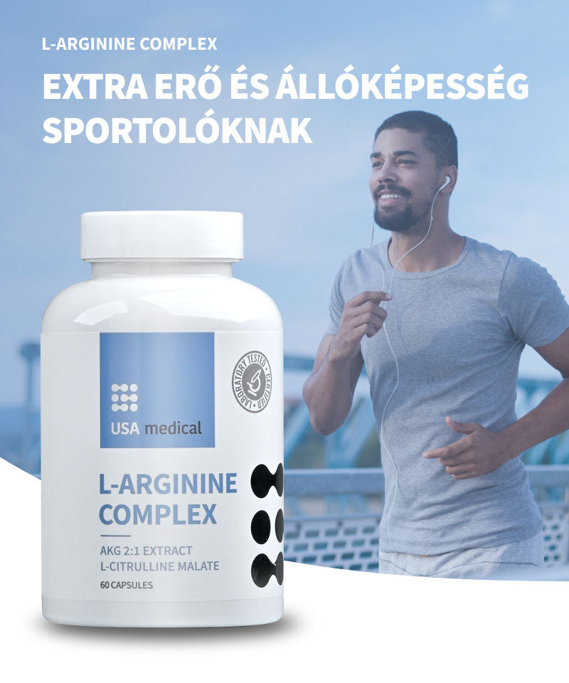 UsaMedical L-arginin és l-citrullin malát kivonat kapszula 60 db