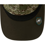 Philadelphia Eagles 2025 Salute to Service 9FORTY M-Crown A-Frame Trucker - baseball sapka