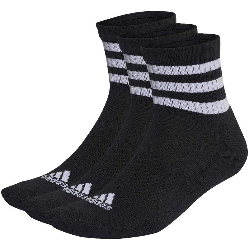 adidas 3-Stripes Cushioned Sportswear Mid-Cut 3 Pairs Zokni IC1317