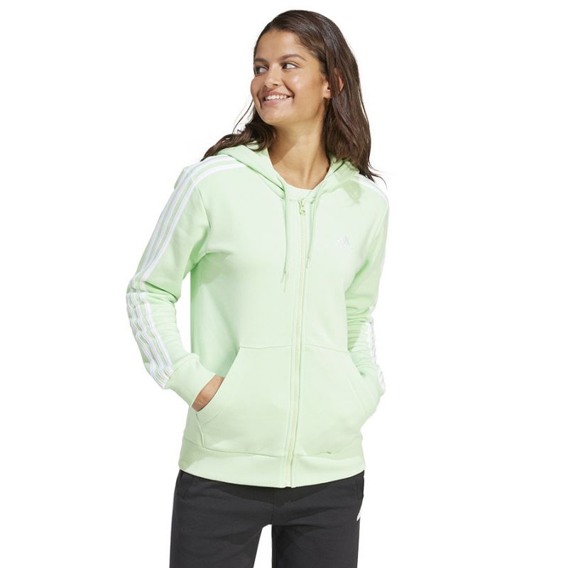 adidas 3 Stripes FL Full-Zip HD sweatshirt W IR6077 Pulóver - Sportmania.hu