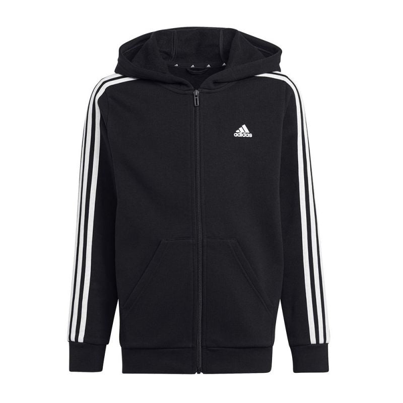 adidas 3 Stripes FL Full-Zip Hoody Jr sweatshirt gyerek pulóver HR6331