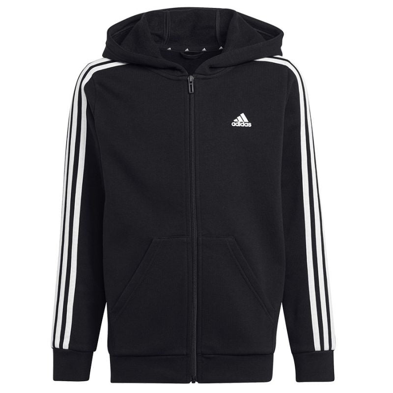 adidas 3 Stripes FL Full-Zip Hoody Jr sweatshirt gyerek pulóver HR6331