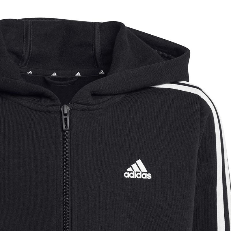 adidas 3 Stripes FL Full-Zip Hoody Jr sweatshirt gyerek pulóver HR6331