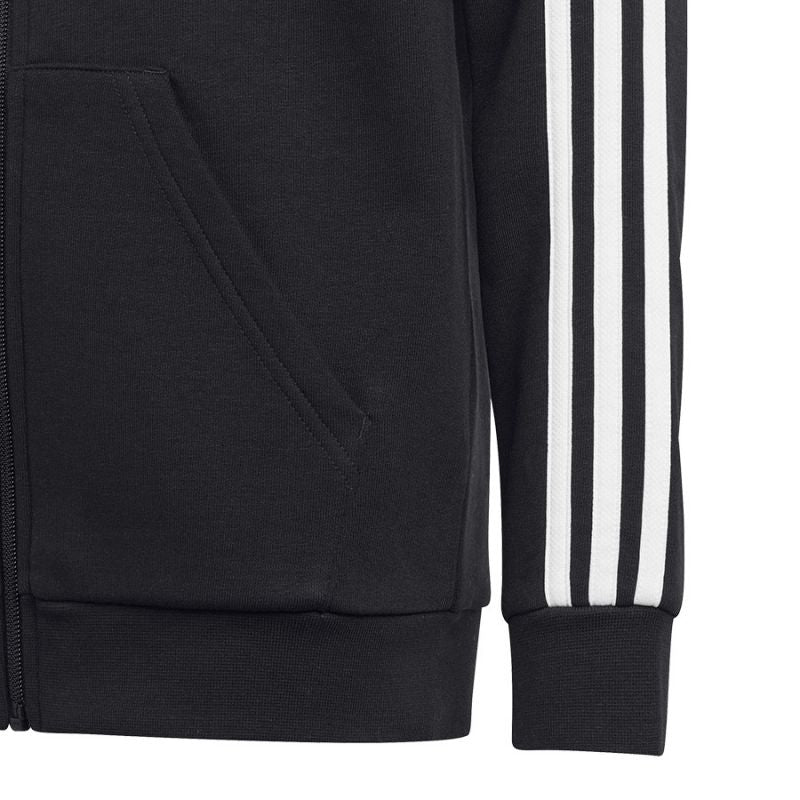 adidas 3 Stripes FL Full-Zip Hoody Jr sweatshirt gyerek pulóver HR6331