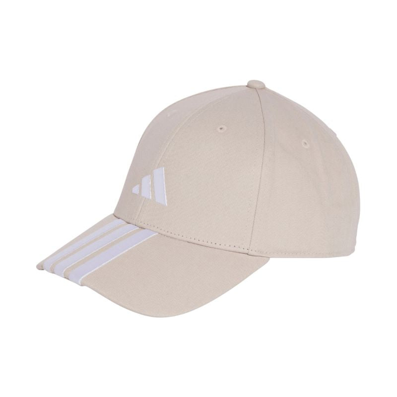 adidas 3-Stripes New Logo Baseball Cap Beige JW6036