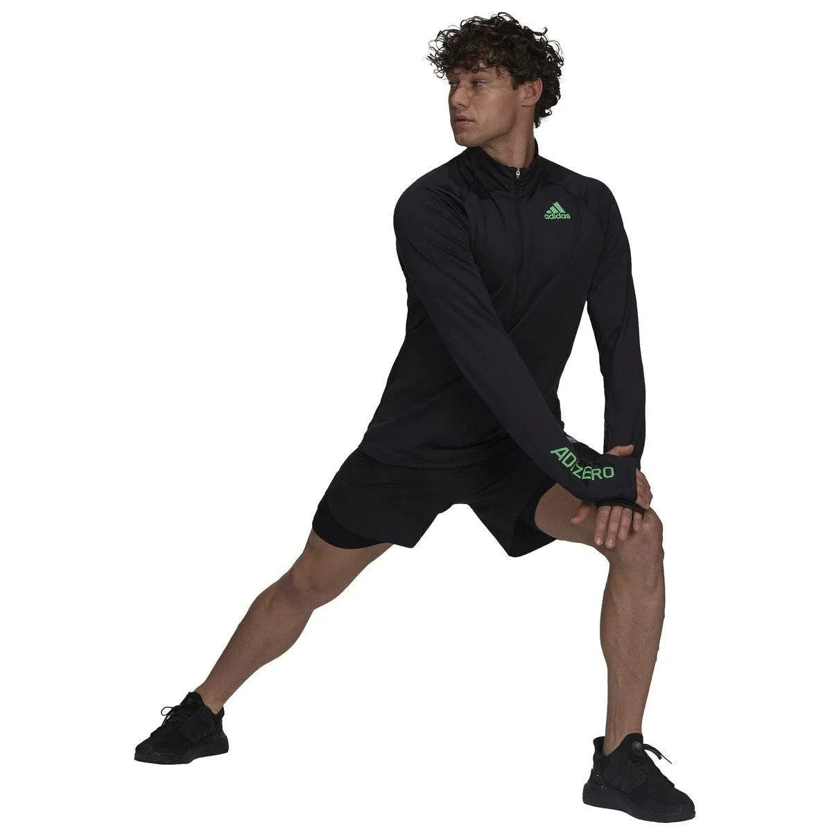 Adidas ADIZERO 1/2 ZIP zip férfi pulóver