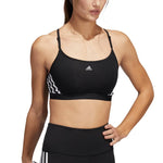 adidas Aeroreact Training Light-Support 3-Stripes Bra W HC7862 Sportmelltartó - Sportmania.hu
