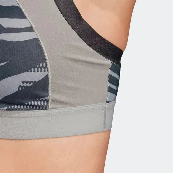 Adidas AM AI Q3 MGSOGR/PRINT női Sportmelltartó