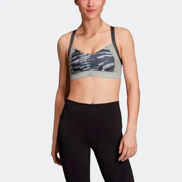 Adidas AM AI Q3 MGSOGR/PRINT női Sportmelltartó