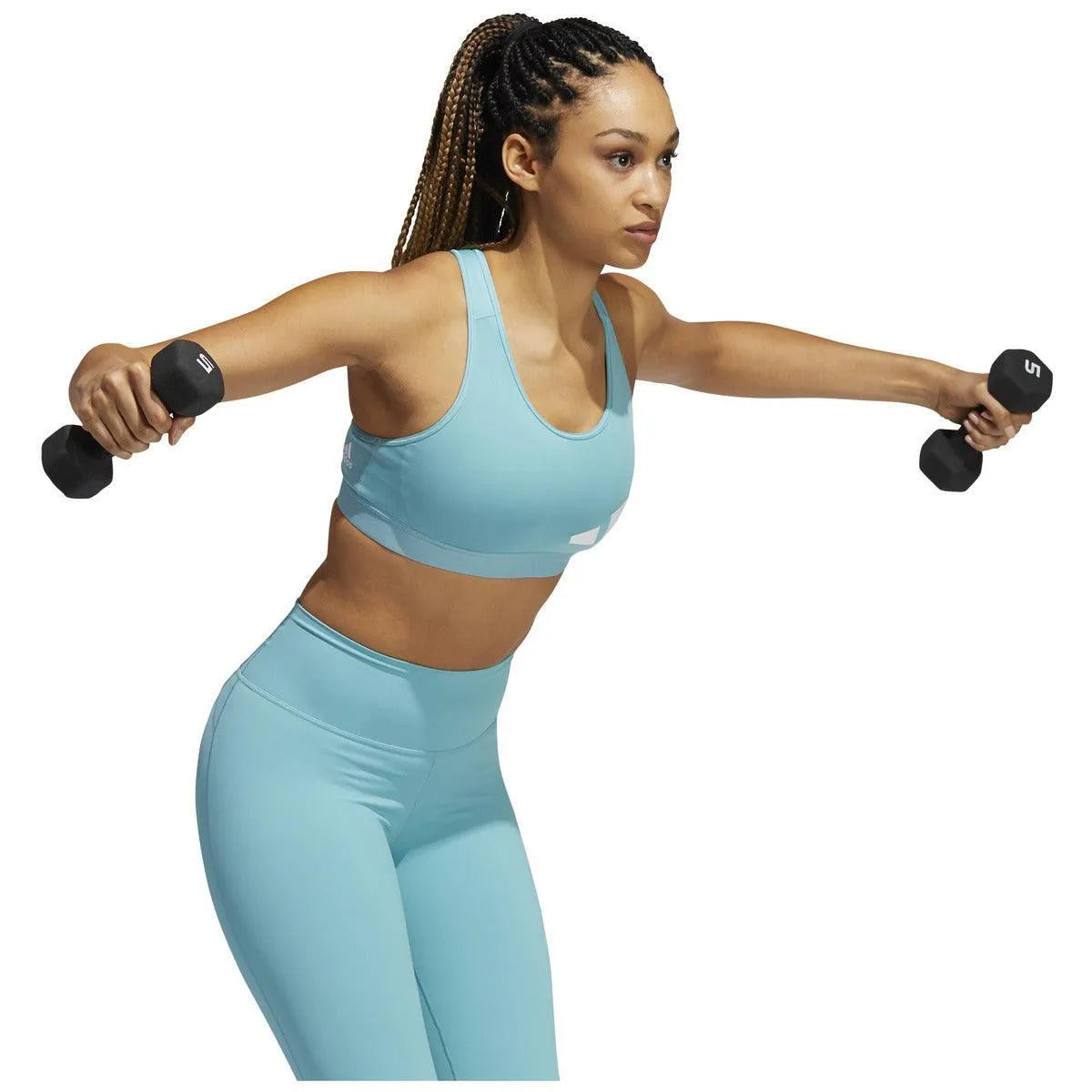 Adidas Believe This Medium-Support Workout Logo Sports női Sportmelltartó