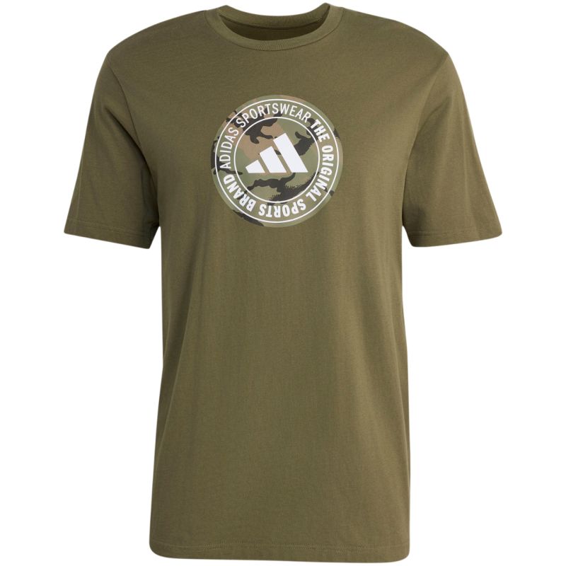 Adidas Camo T-shirt férfi póló, oliva