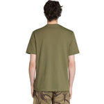Adidas Camo T-shirt férfi póló, oliva