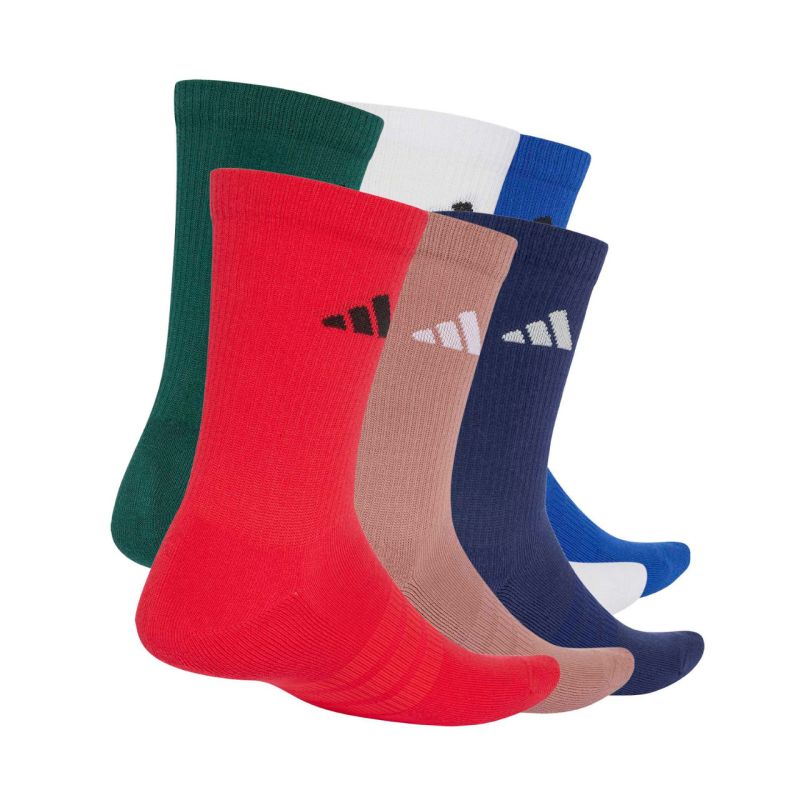 Adidas Cushioned Crew Socks 6 Pairs Colorful zokni