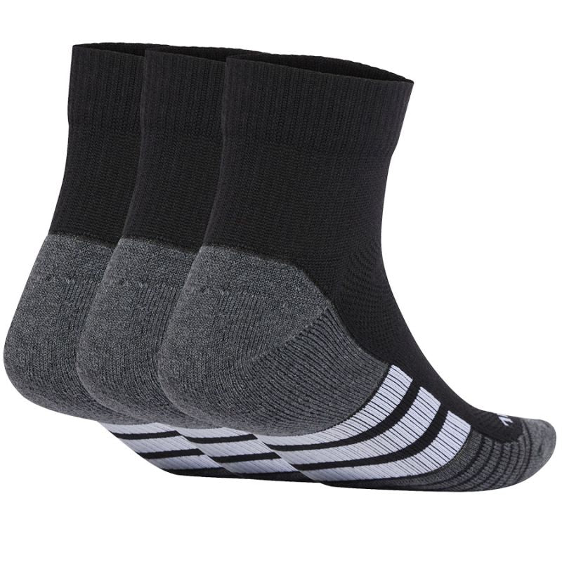 adidas Cushioned Performance Climacool Qrt 3P socks JC6446 fekete zokni