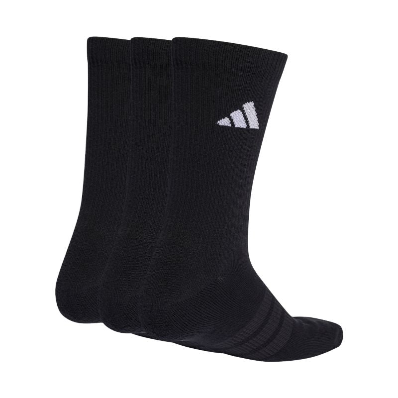 adidas Cushioned Sportswear Crew 3P Socks Black fekete zokni KC9626