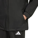 adidas Entrada 26 All Weather Kids Black gyerek kabát JZ9104