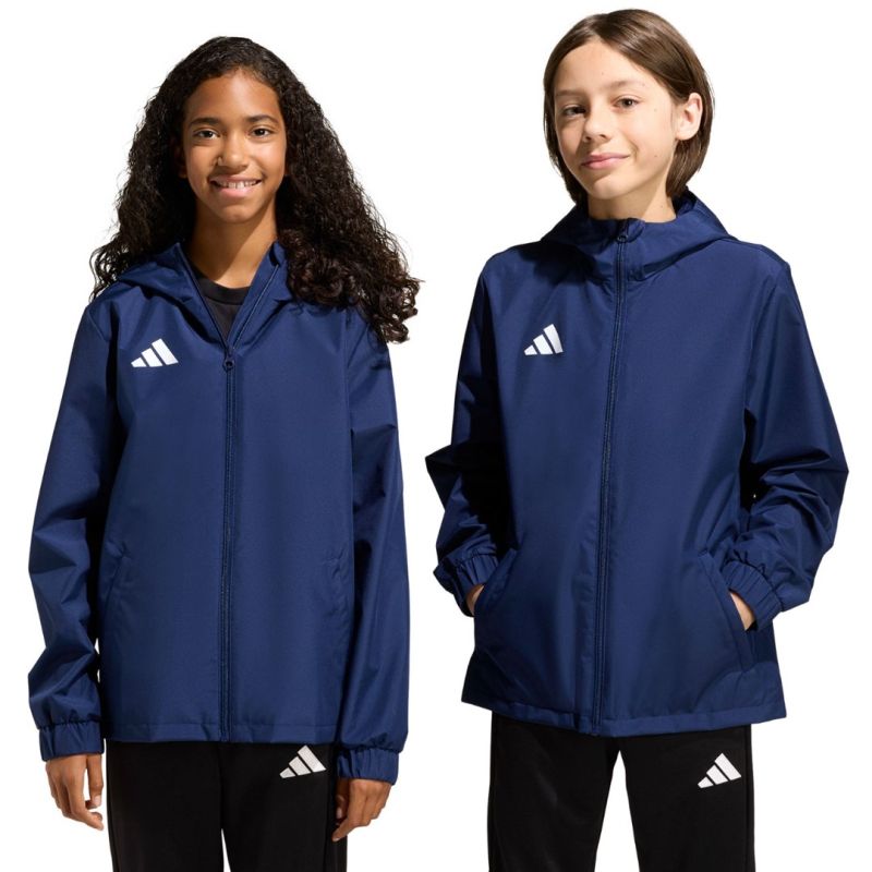 Adidas Entrada 26 All Weather Navy Blue Kids sötétkék gyerek dzseki 155970116cm