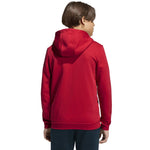 Adidas Entrada 26 Full Zip Hoodie for Kids piros gyerek pulóver KH1781