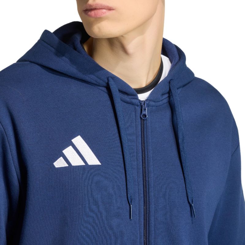 adidas Entrada 26 FZ Hoody navy blue sötétkék férfi kapucnis pulóver KF5946