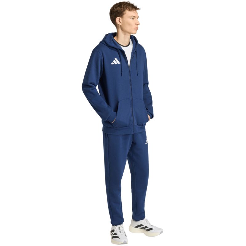 adidas Entrada 26 FZ Hoody navy blue sötétkék férfi kapucnis pulóver KF5946