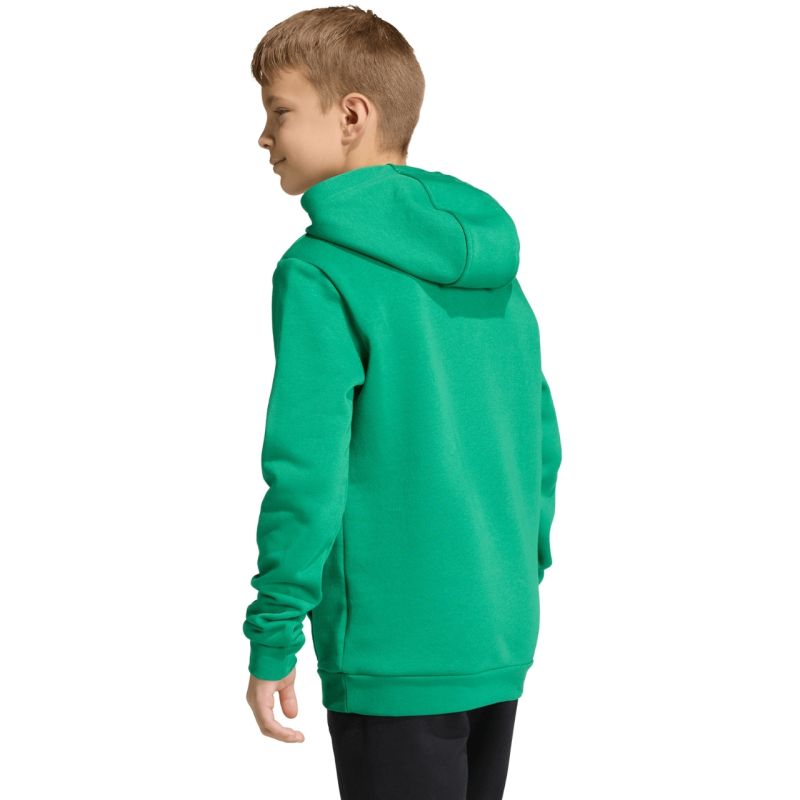 Adidas Entrada 26 Hoody green kids' sweatshirt gyerek kapucnis pulóver JZ6563