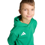 Adidas Entrada 26 Hoody green kids' sweatshirt gyerek kapucnis pulóver JZ6563