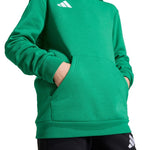 Adidas Entrada 26 Hoody green kids' sweatshirt gyerek kapucnis pulóver JZ6563