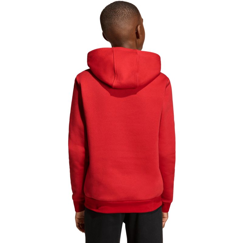 adidas Entrada 26 Hoody red gyerek kapucnis pulóver JZ6568
